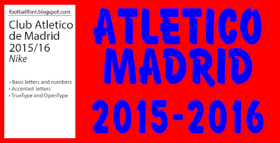 Ejemplo de fuente Atletico Madrid 2015-2016 #1